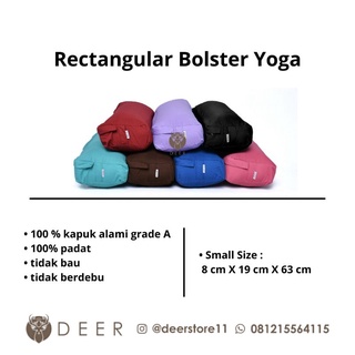 Serenity Small Size Rectangular Bolster | Yoga Pillow | Bantal Yoga Persegi