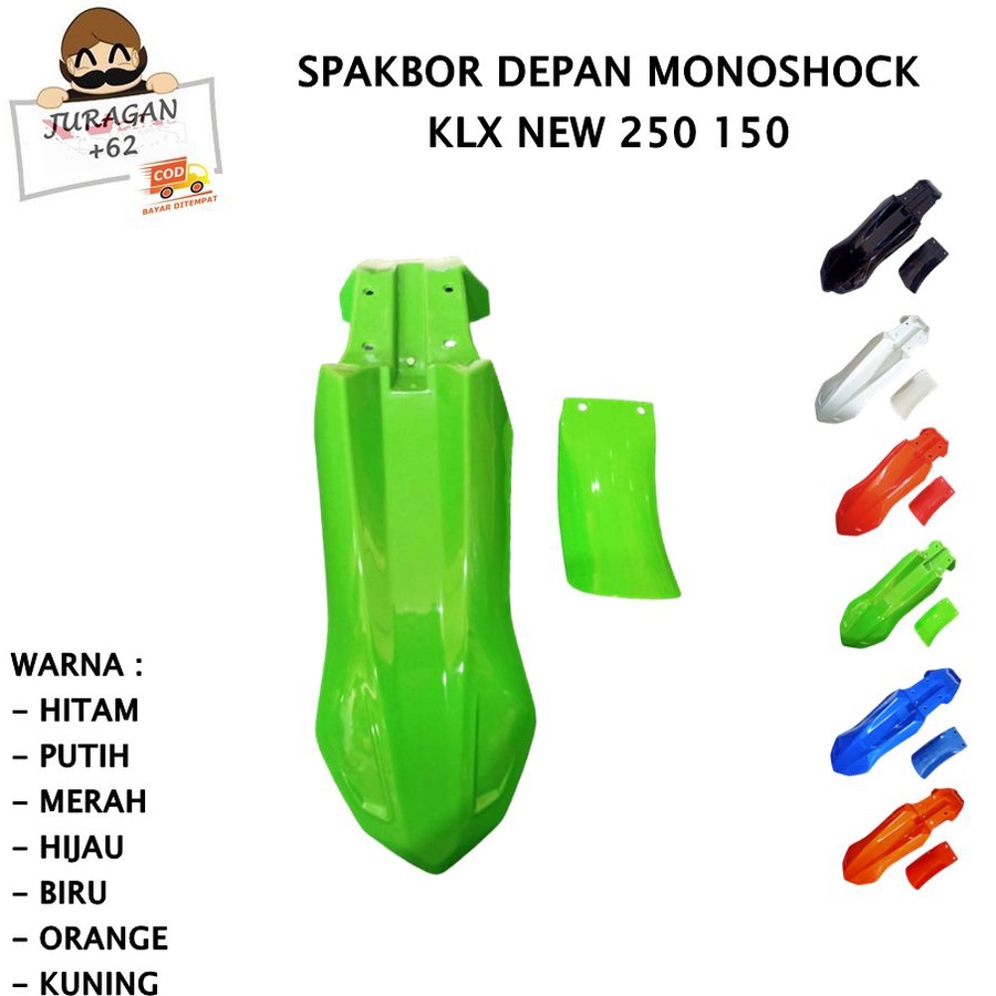 SPAKBOR SET KLX NEW 150 250 DTRACKER DEPAN COVER LUMPUR MONOSHOCK D TRACKER