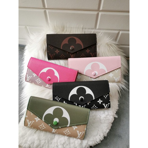 dompet import, fashion dompet panjang  LV emili Giant free box