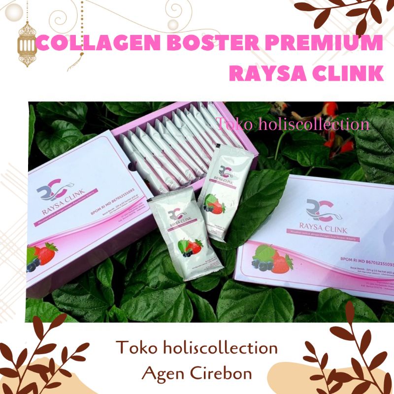 ( HARGA 1 SACHET)COLLAGEN BOSTER RAYSA CLINK