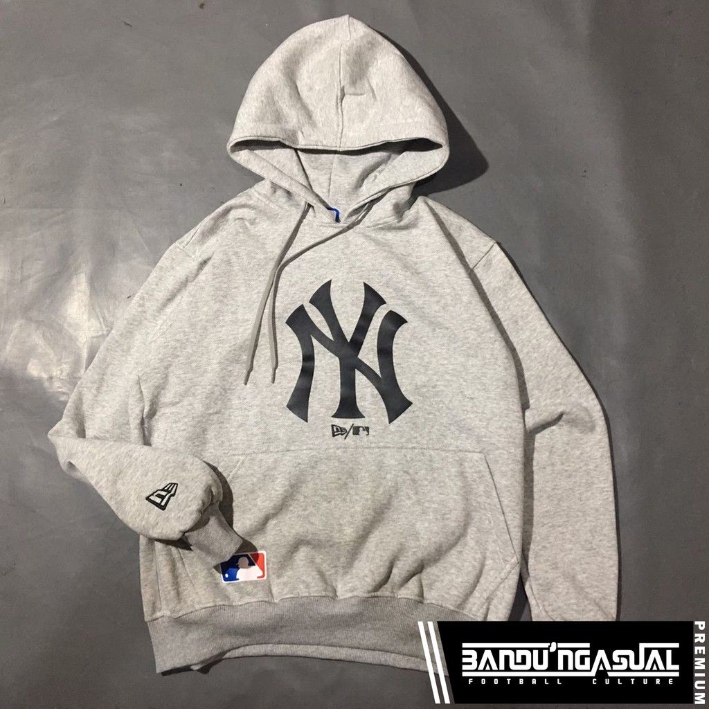 HOODIE YANKESS LOGO (GRAY)