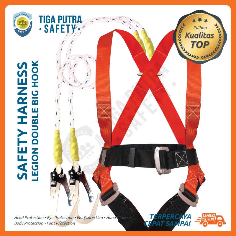 Safety Harness / Full Body Belt Sabuk Climbing Double Big Hook Legion