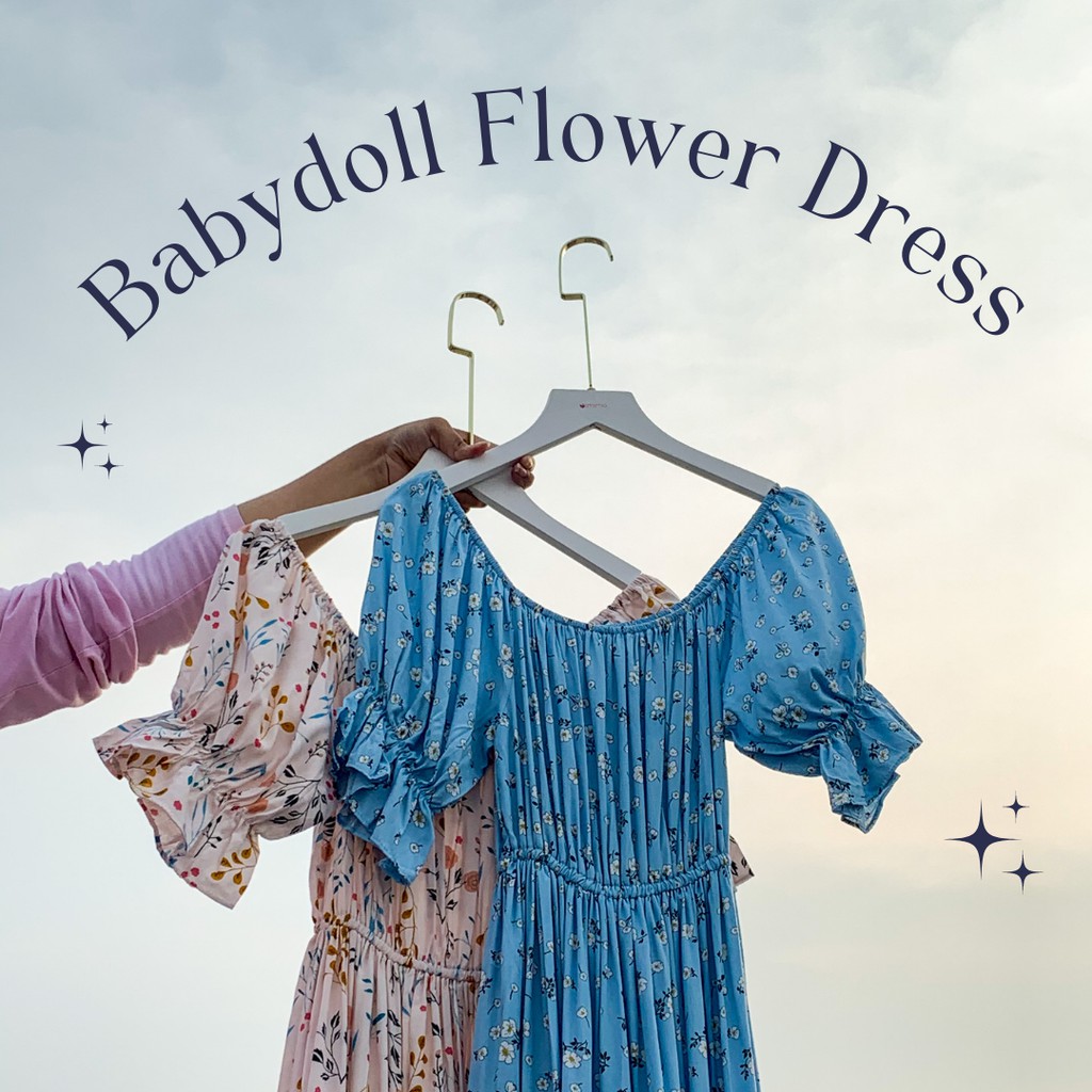 Babydoll Flower Dress (Christmast Collection)