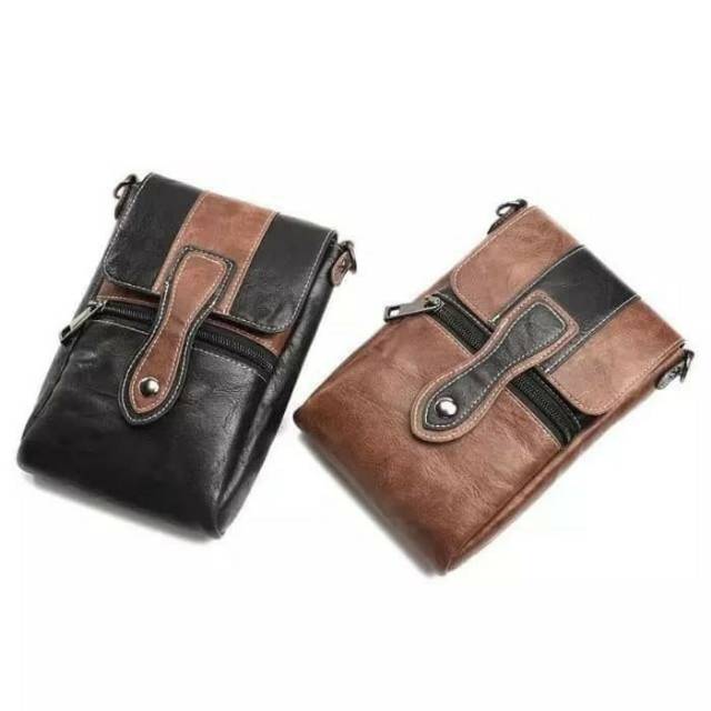 Import Tas Selempang Kulit Pria Tas Pinggang Hp