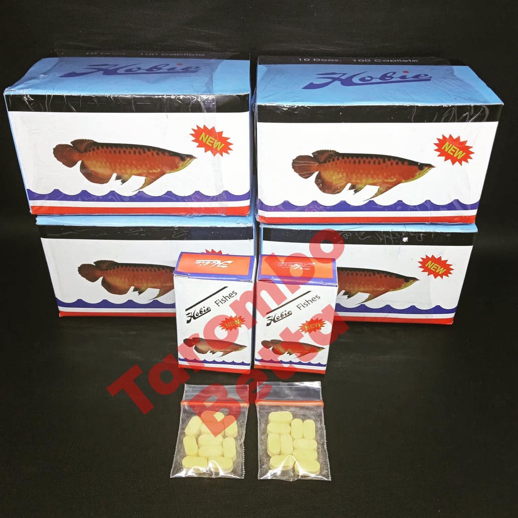 KOBIE 10 Tablet Kaplet - Vitamin Obat Ikan Hias KOBI KOBE Fishes