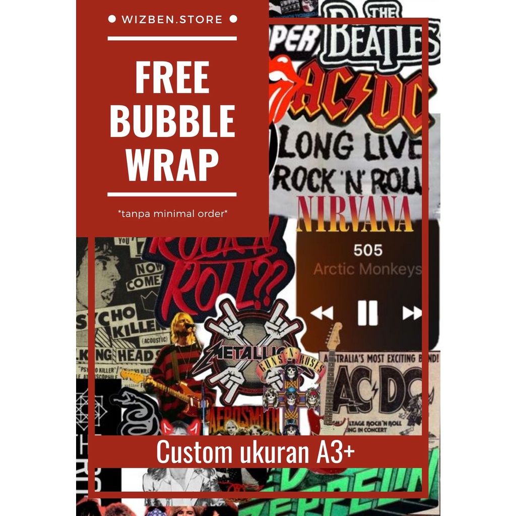 (COD) Poster Custom A3+ Poster Aesthetic Wallposter Hiasan Dinding Custom Harga Grosir Bisa Request