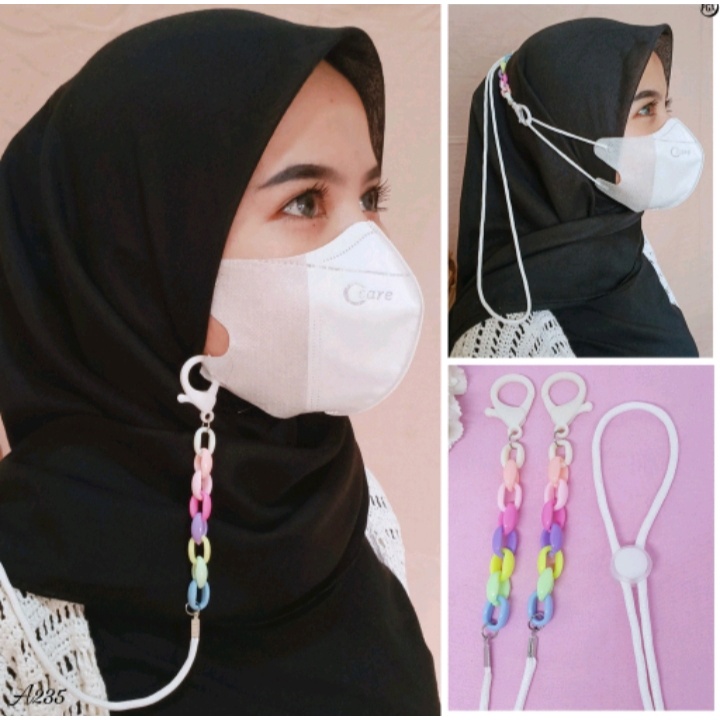 StBSp Masker 2in1 Konektor Headloop Tali Masker Kalung Masker  Aksesoris Fashion