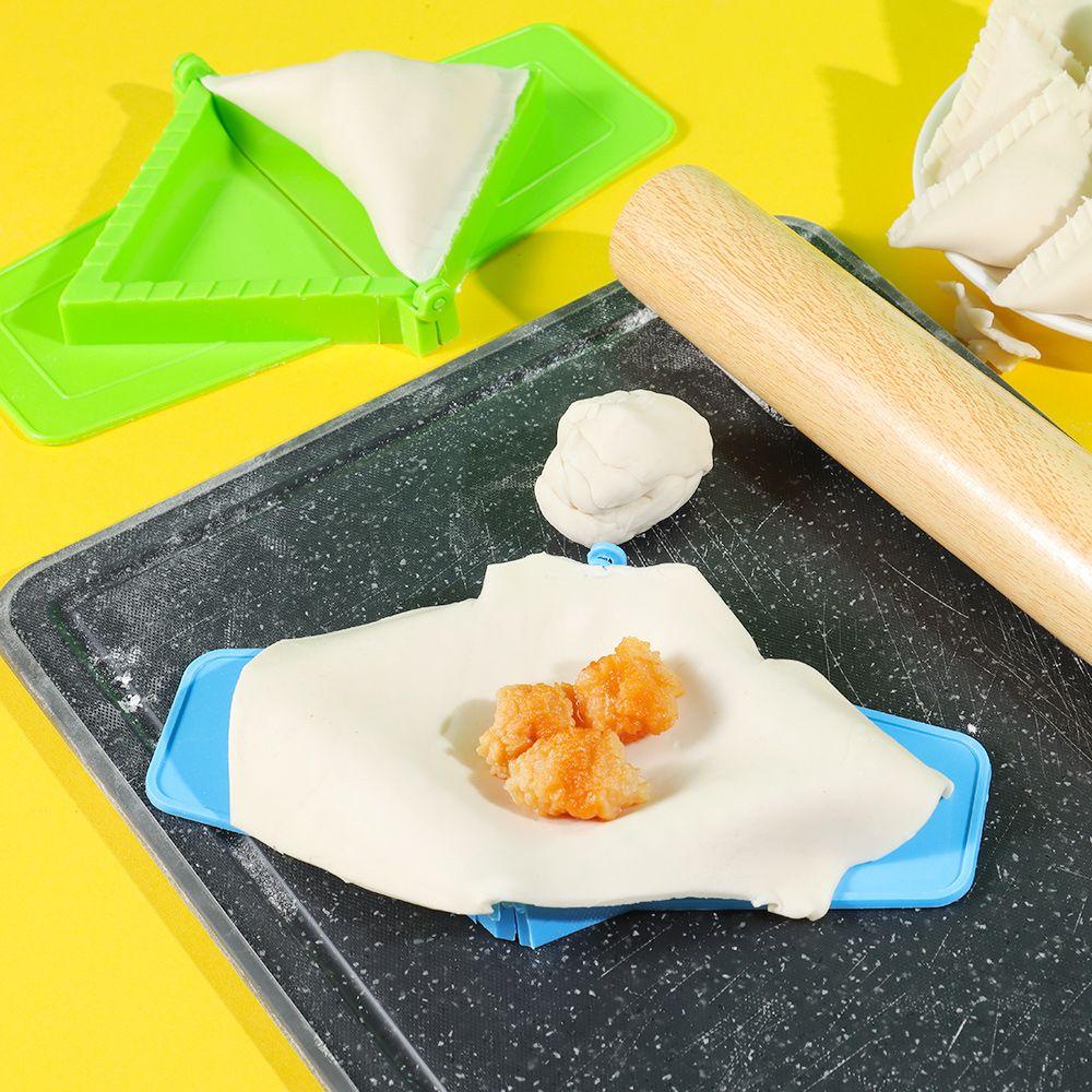 Preva 3PCS Cetakan Pangsit Persegi Rumah DIY Household Kitchen Gadget Dough Presser