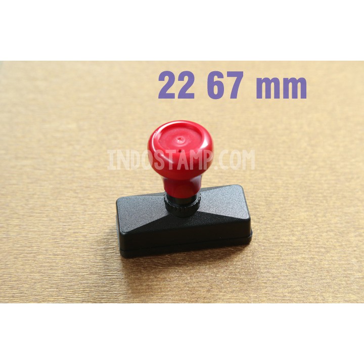 

gagang stempel 2267 flash stamp kotak 22mm 67mm otomatis original indostamp