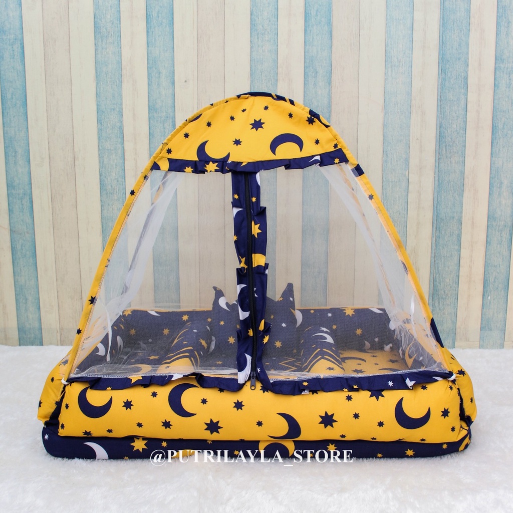 kasur bayi kelambu  TENDA JUMBO uk90x60x15cm