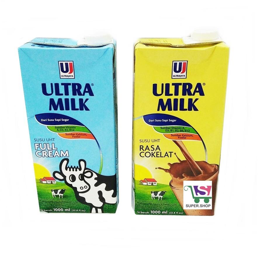 

artUu1U5--Susu Ultra Milk UHT Full Cream / Cokelat 1 Liter