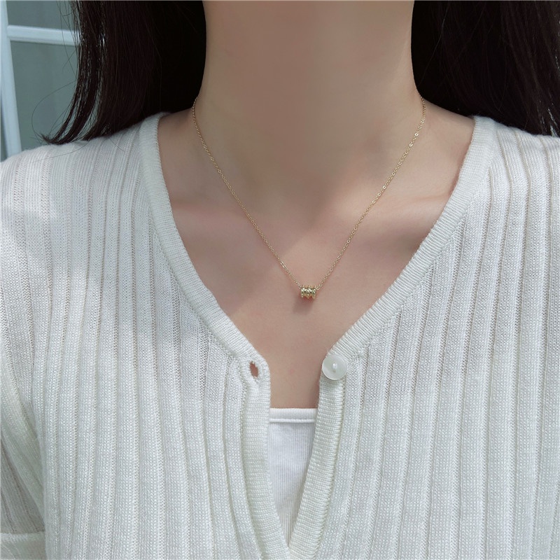 Necklace Female Niche Small Waist Fashion Clavicle Chain 2021 New Trendy High-quality Temperament Pendant Accessories