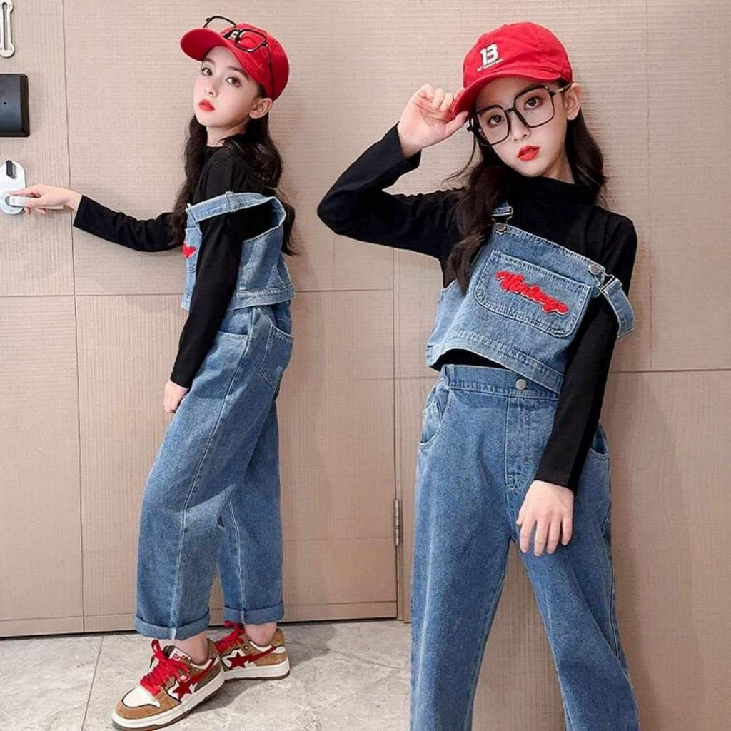 Setelan JEANS Anak Perempuan JEANS SUPER PREMIUM Vintage DENGAN INNER