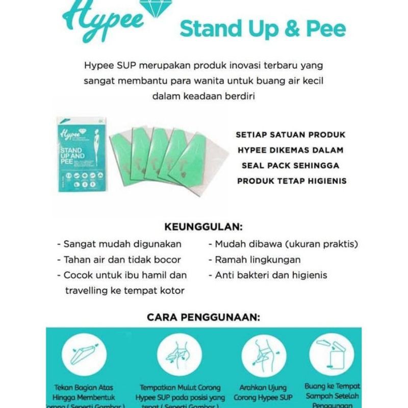 Hypee stand up pee