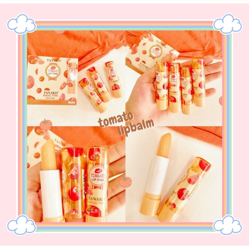 PROMO PERBOX!!!LIP BALM MAGIC TOMATO TANAKO HT359