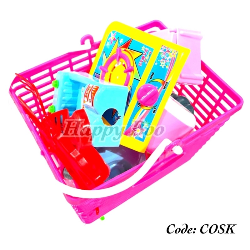 mainan kitchen set mainan anak cewek keranjang masak masakan cooking set cosk