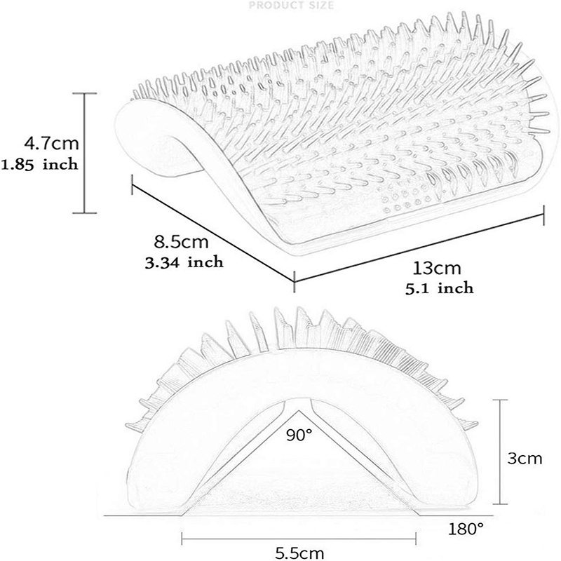 Sisir Kucing Sisir Catnip Tempel Premium Quality | Self Brushing Pet Brush | Self Grooming Kucing