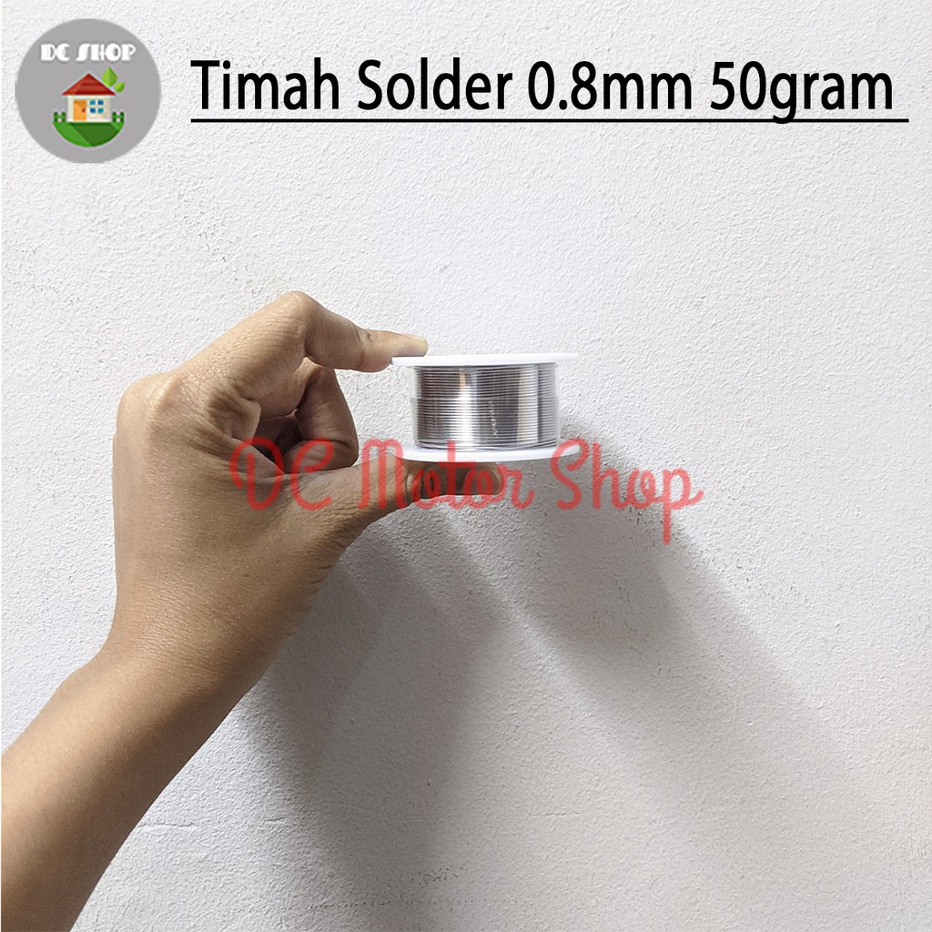 Timah Solder 0.8mm 50gram 50g Tenol Elektronik