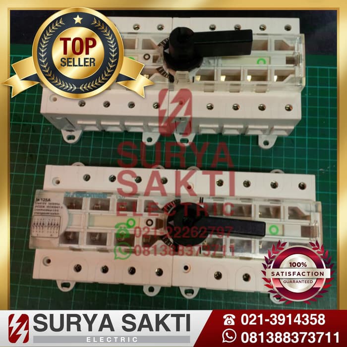 COS SOCOMEC VM1 63A 4P MANUAL PLN GENSET ohm saklar 63 a