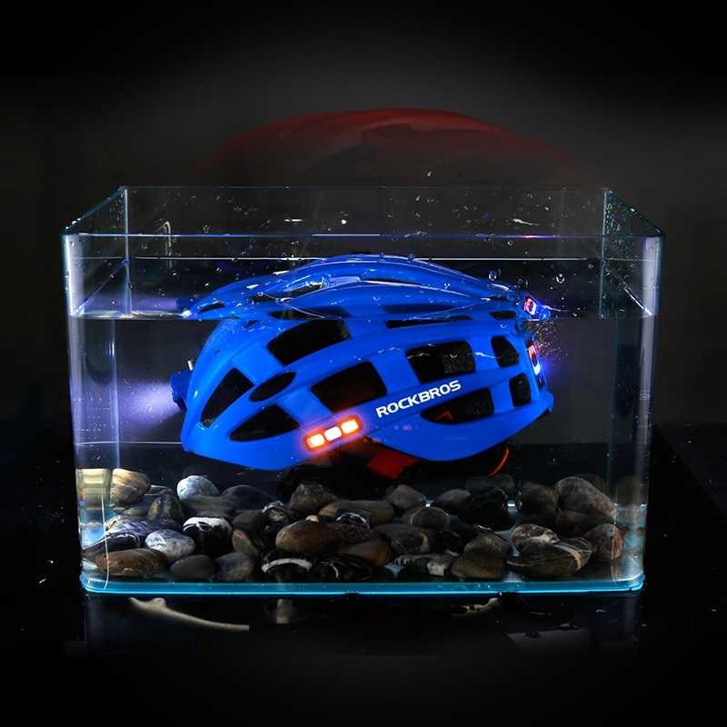 Helm Sepeda Senter LED Rockbros Light Cycling Bike Helmet Headlight