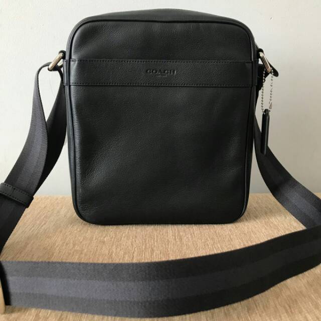 coach flight bag smith leather