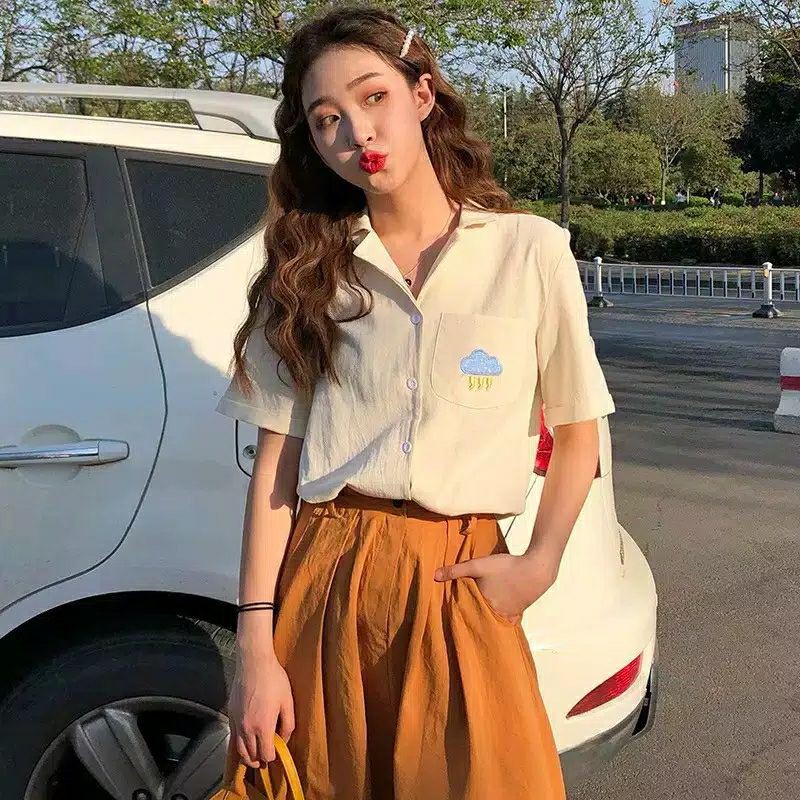 TFW Kem CITRA Kemeja wanita baju wanita pakaian atasan wanita remaja atau pun cewek murah