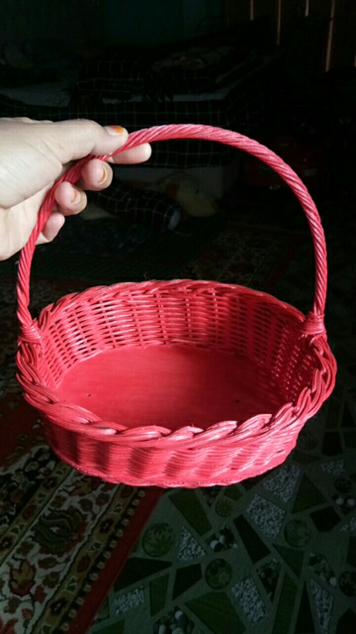 Keranjang Parcel Lonjong Tempat Tabur Bunga