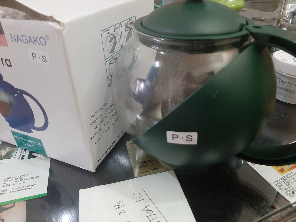 Teko Teh Saringan 1250 Ml Tea Pot Nagako Aurora