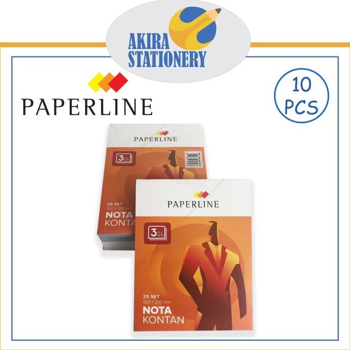 

Office & Stationery | Buku Tulis | Bon Nota Kontan Paperline 3 Ply / Rangkap 3 Rangkap Besar (10 Pcs) | Best Seller