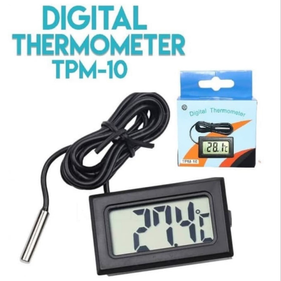 Mini Digital Thermometer / Termometer digital Kabel Sensor mesin tetas telur full otomatis / mesin penetas telur otomatis