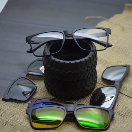 Kacamata Clip On Blueray Pria/Wanita Kacamata Hitam Sunglasses / Vintage Korea Terbaru