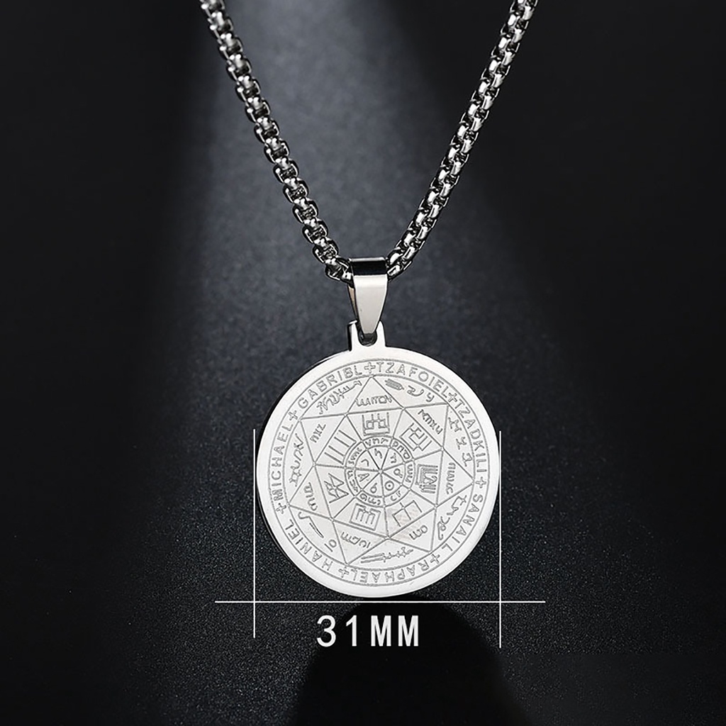 Hu Hu Hu Hu Hu Alat Bantu Pasang Kacamata♡ Kalung Rantai Dengan Liontin Bulat Motif Malaikat Unik Untuk Wanita