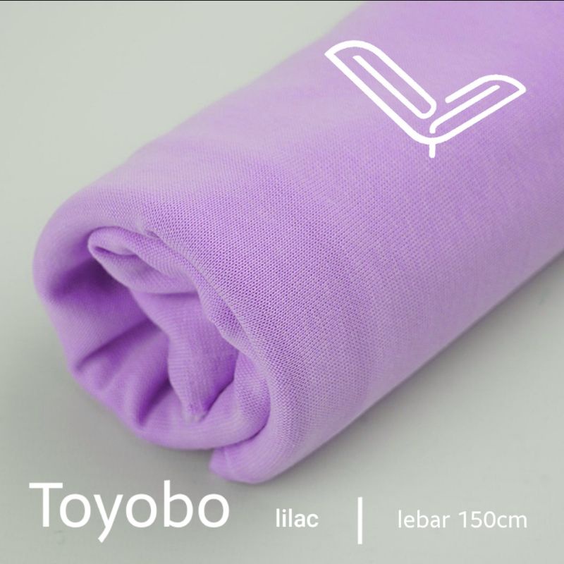 Kain Toyobo Fodu Warna Lilac