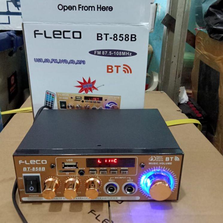 ₨ ✅fleco f188BT power amplifier digital karaoke 600watt original Power Amplifier Fleco F-188BT - Amp