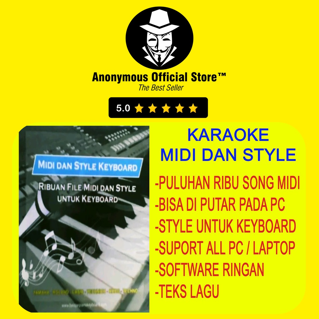 KOLEKSI 60.000+ LAGU KARAOKE SONG MIDI STYLE KEYBOARD YAMAHA PREMIUM UPDATE