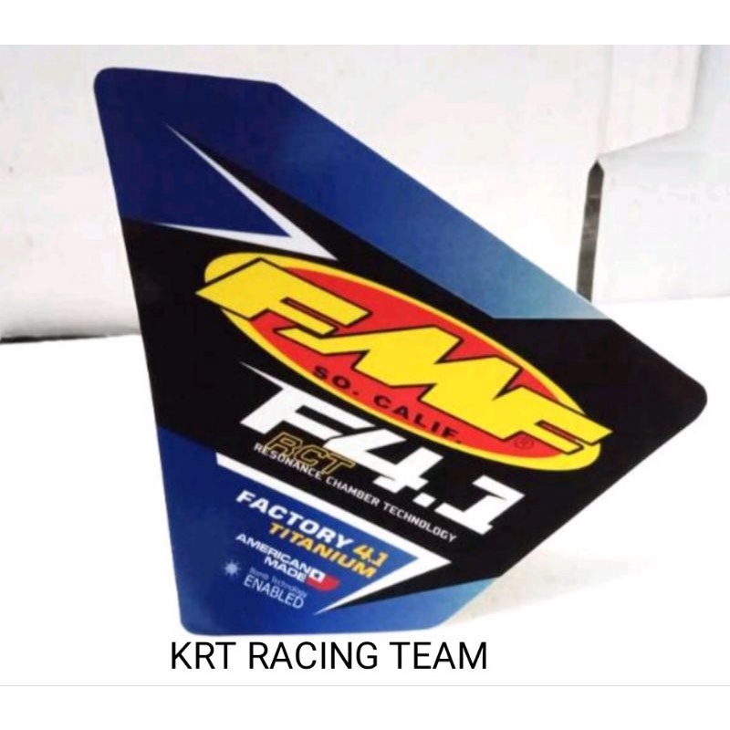 Stiker Fmf Untuk Knalpot Racing Klx crf dtracker