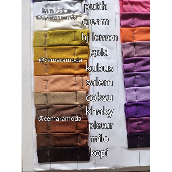 Kain balon / kain jersey balon melar PER 0.5KG / kain kerudung hijab jilbab syari baju muslim jersy jersey jersi