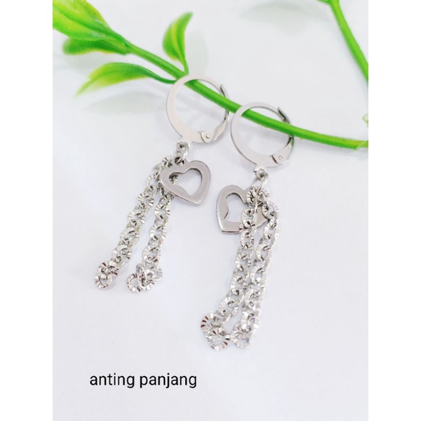 anting panjang titanium import ORI