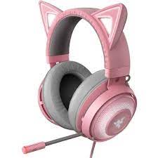 Razer Kraken Kitty Edition - Gaming Headset - Black - Hitam