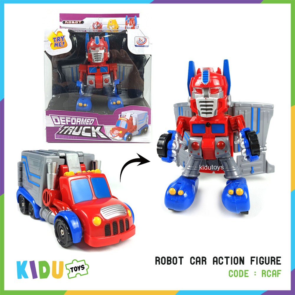 Mainan Anak Robot Robot Car Action Figure Kidu Toys