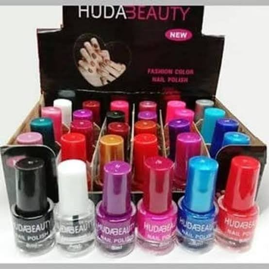 [ 24 PCS ] KUTEK REVLON / HUDA - KUTEKS REVLON - FASHION COLOR NAIL POLISH - ALL COLORS / NUDE / GLITTER / HITAM