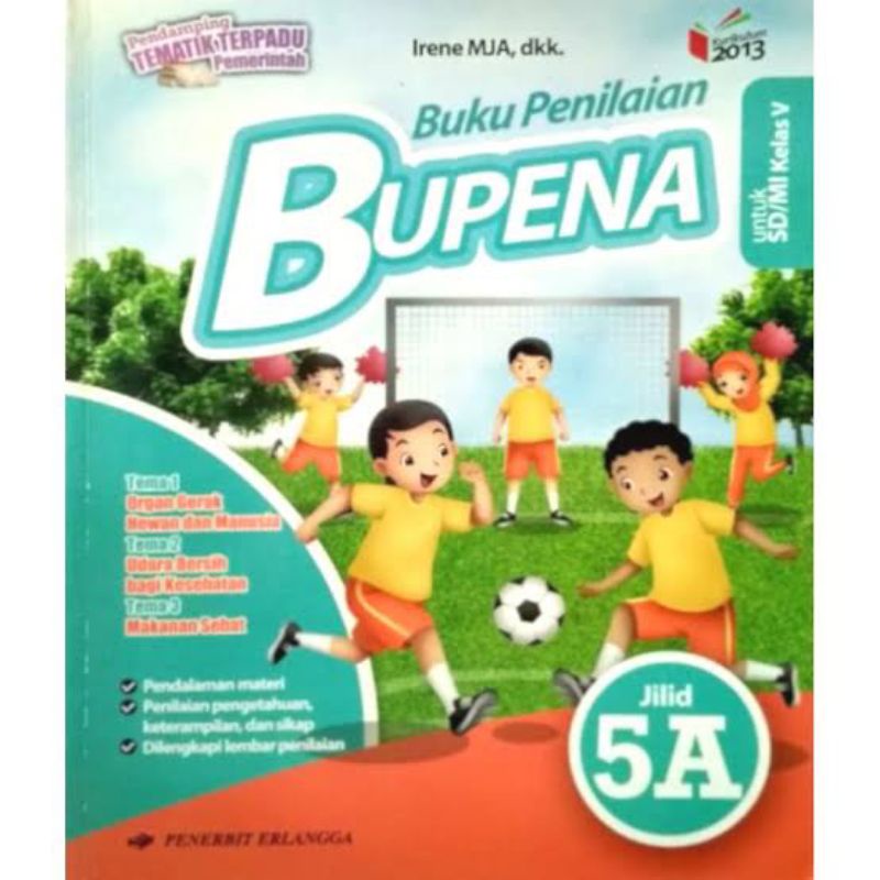 BUKU BUPENA 5A UNTUK KELAS 5 SD  BARU/BEKAS