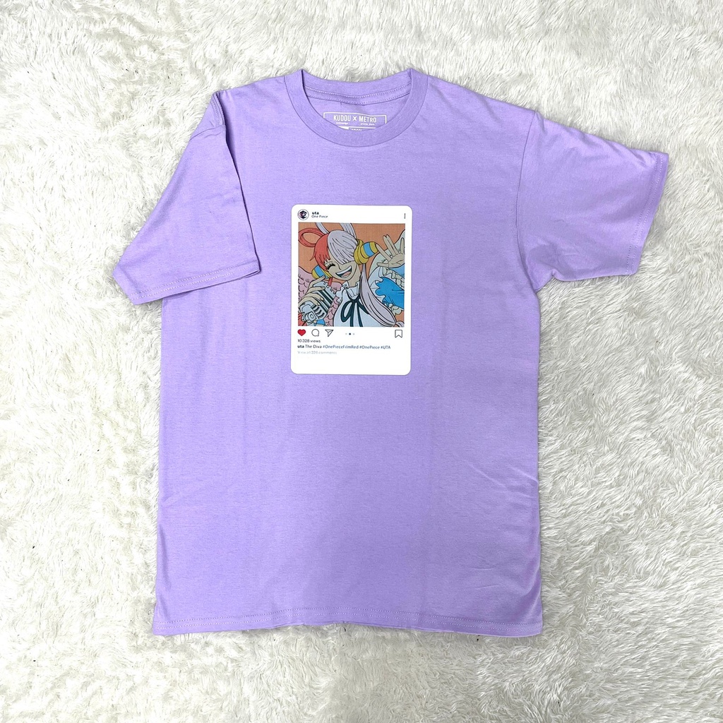 Tshirt Uta Diva Lilac Character Anime Manga One Piece Premium Unisex