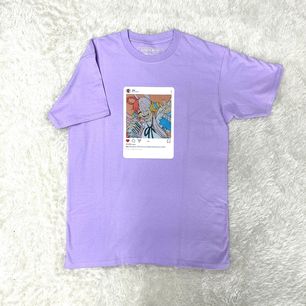 Tshirt Uta Diva Lilac Character Anime Manga One Piece Premium Unisex