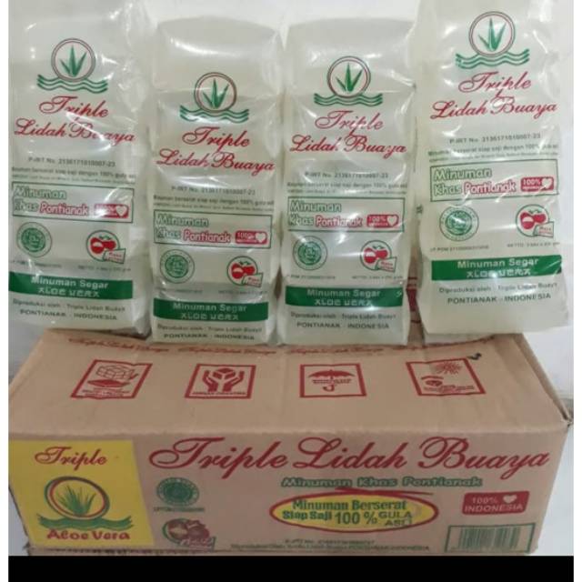 Minuman Lidah Buaya triple