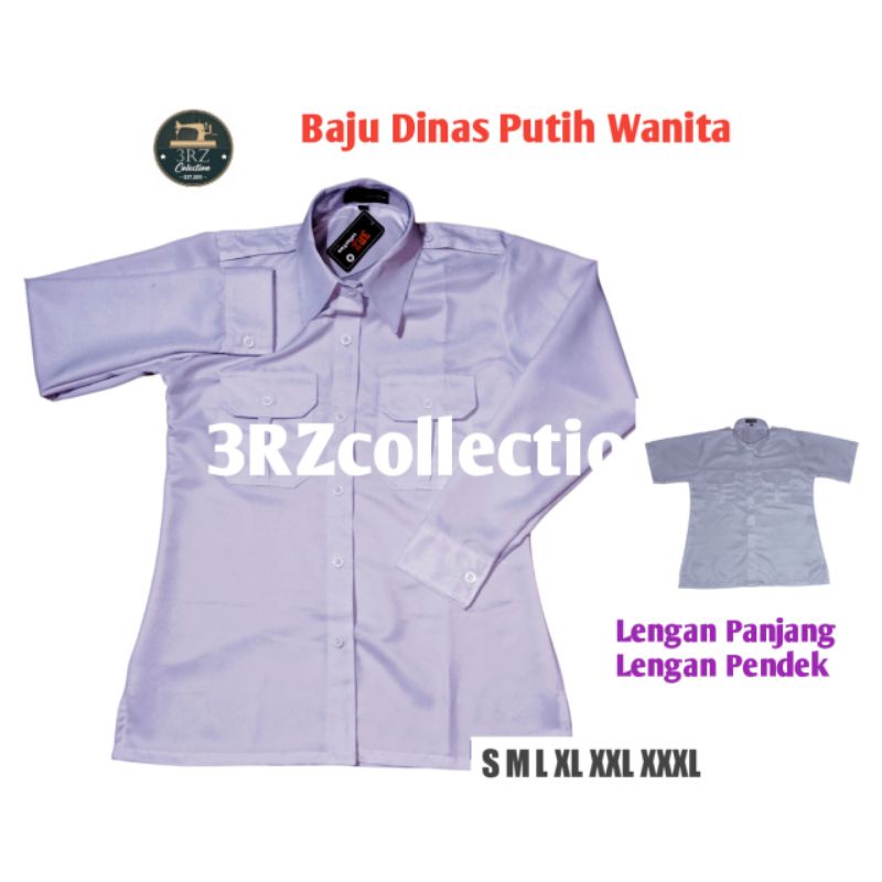 Baju Dinas Putih Pns Wanita Baju Pdh Wanita Putih Seragam Putih Pns Wanita Baju Putih Atasan Pns