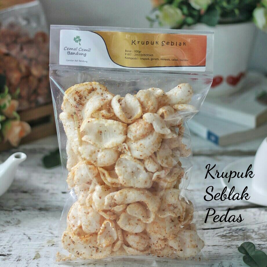 

CCB Kerupuk Seblak Pedas Gurih 100 Gram Krupuk Seblak Bandung