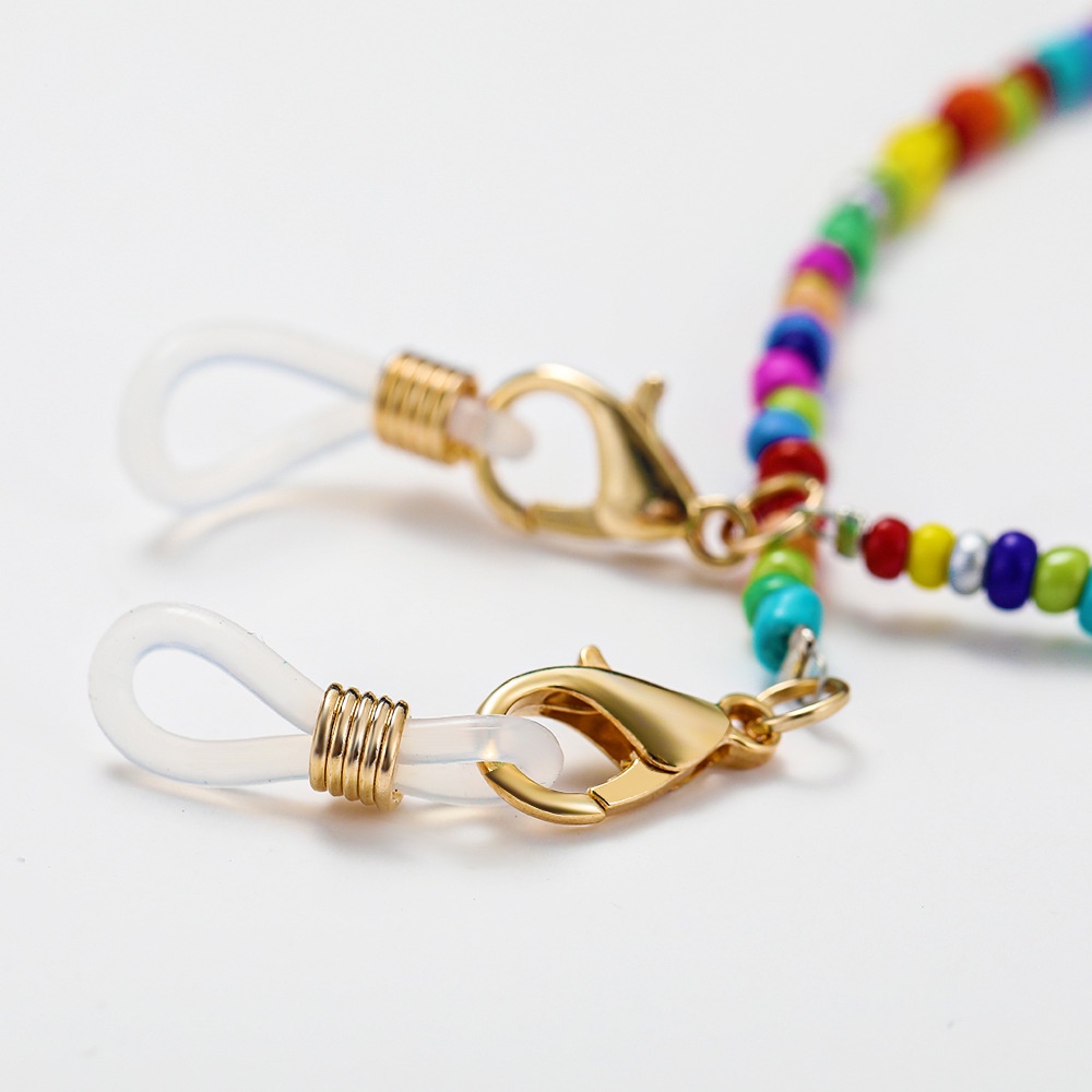 Kalung Rantai Dengan Liontin Topeng Wajah Warna Permen Untuk Pria / Wanita