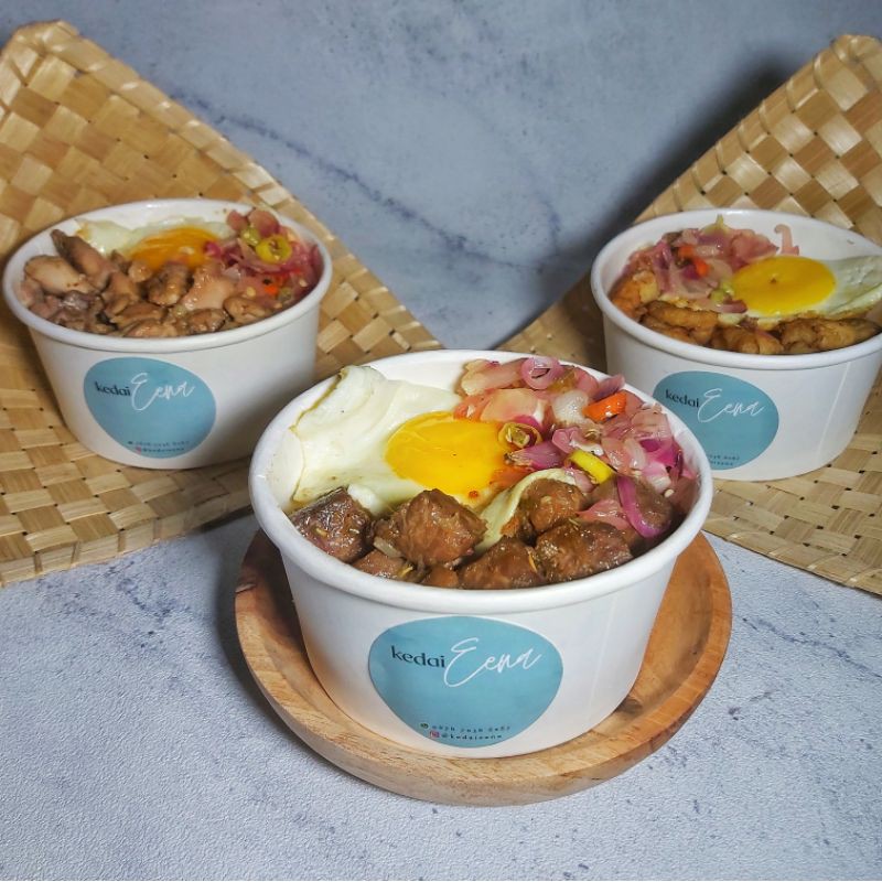 

rice bowl matah ayam saikoro dori