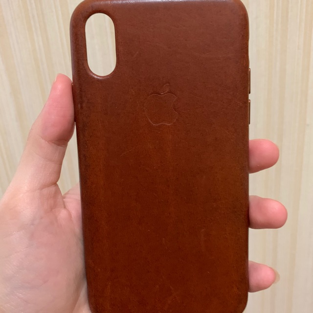 iPhone x/xs leather case